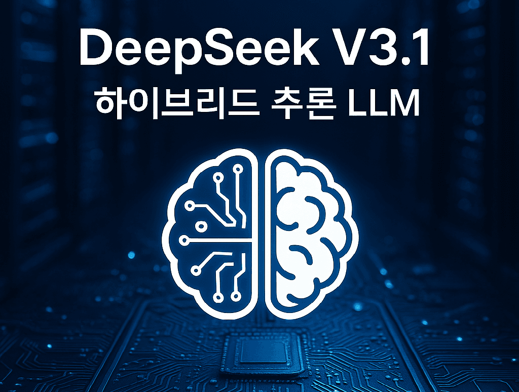 [오픈소스 AI] DeepSeek-V3.1 공개｜중국의 하이브리드 추론 LLM