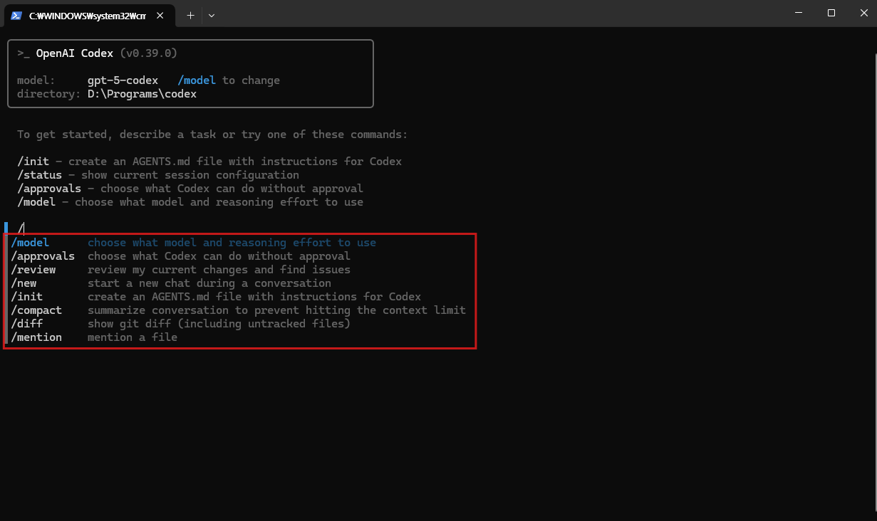 Codex cli3